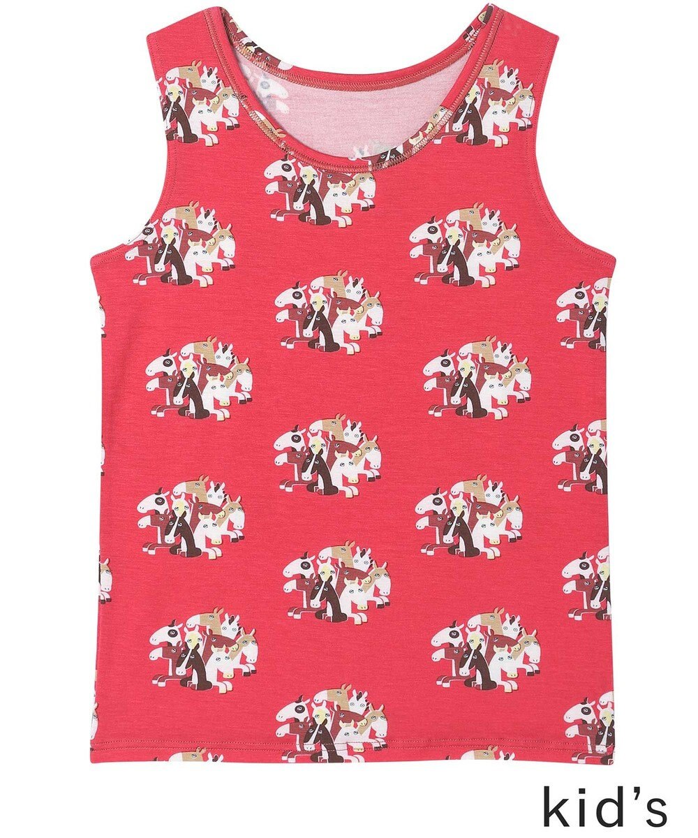 une nana cool 2026年お年賀「まるっとうまくいく」 キッズ男女児兼用トップ(ノースリーブ) 