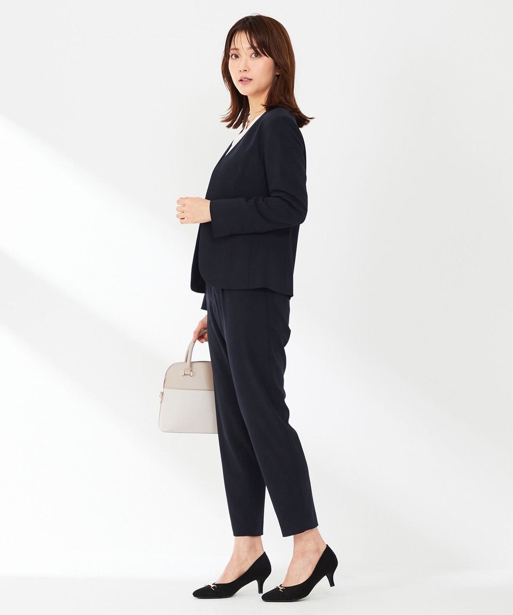 ANY SIS 【セットアップ可】セレモニーダブルクロス テーパードパンツ 