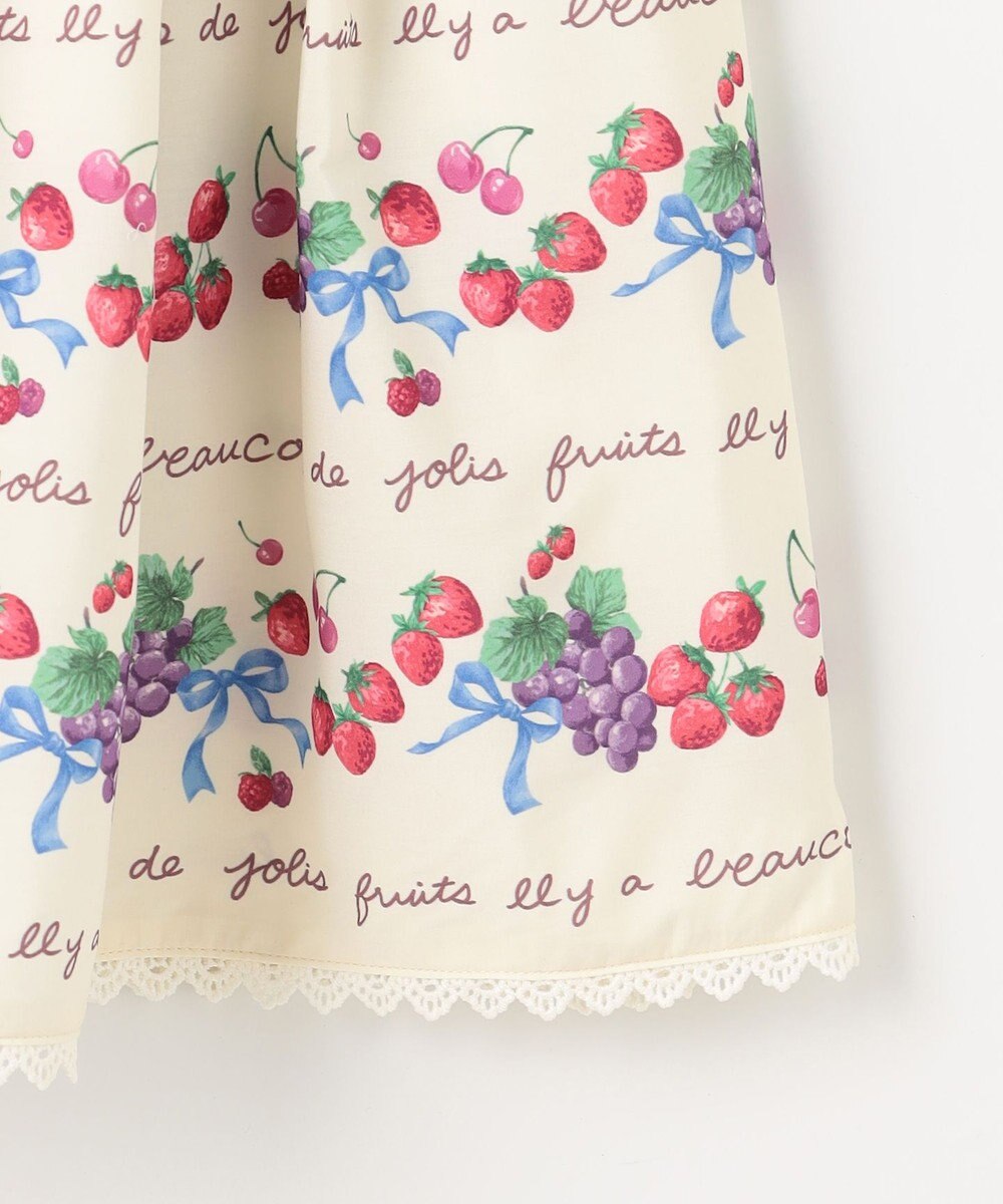 ANY KIDS 総柄フルーツ スカート 