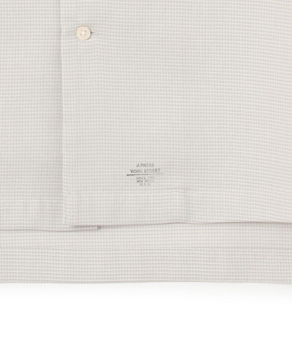 J.PRESS YORK STREET 【UNISEX】ワッフルオープンカラー シャツ 
