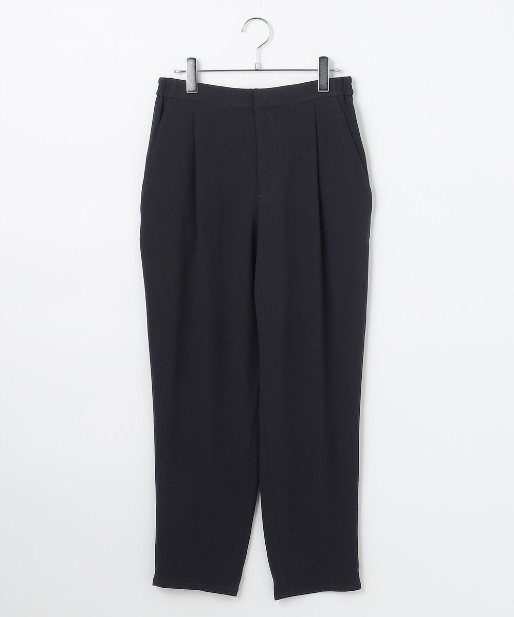 #Newans 【洗える】ジョーゼットテーパードパンツ 