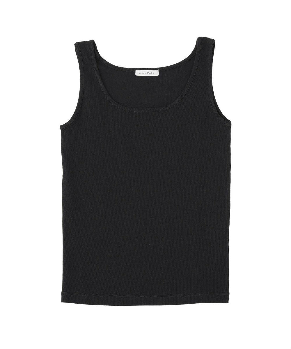 Green Parks 機能付テレコリブタンクトップ 