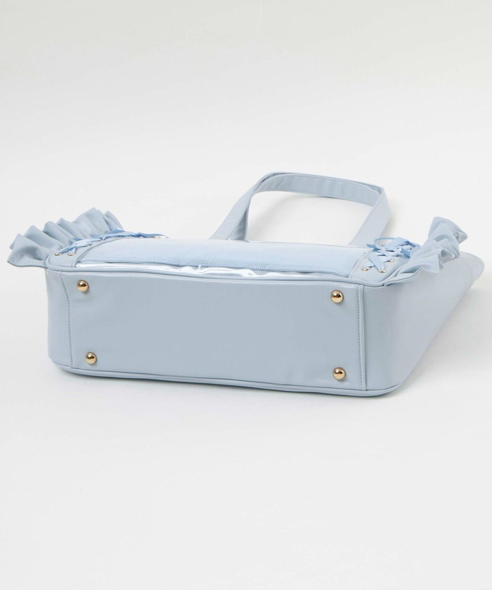 WEGO 【痛バ＆推し活グッズ】きらめきレースアップフリル痛バッグ 