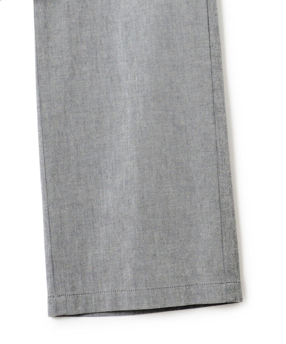 23区 【洗える】スラブツイルストレッチ ワイド パンツ 