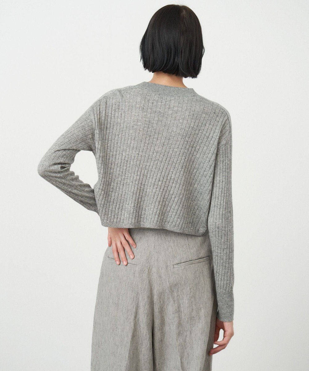 CASHMERE SILK SPUN | リブプルオーバー / ATON | ファッション通販