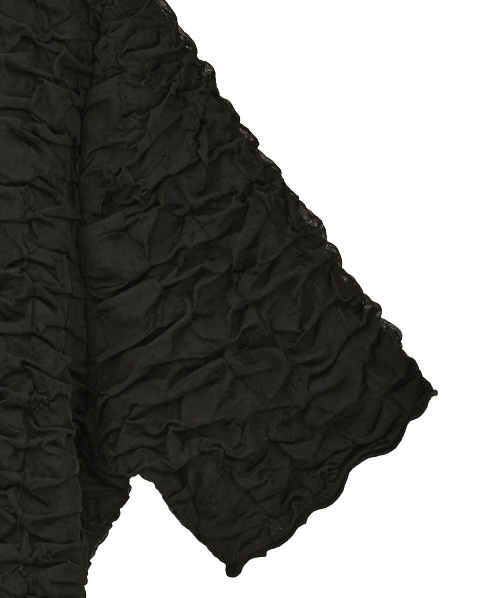 Green Parks 表面感カット５分袖プルオーバー 