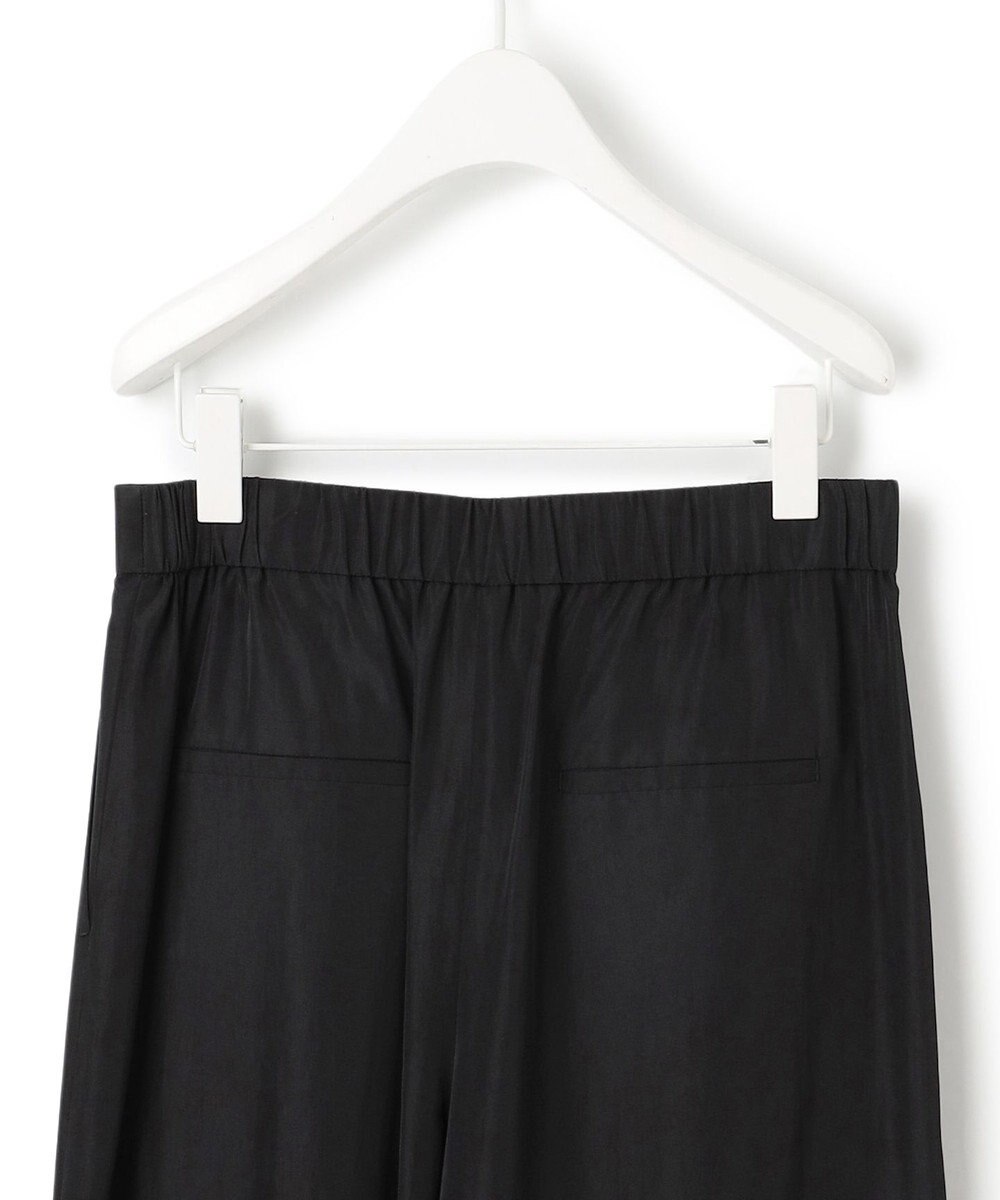 ICB L 【接触冷感・UVケア・速乾・洗える】シルクエステルタフタ ワイドパンツ 