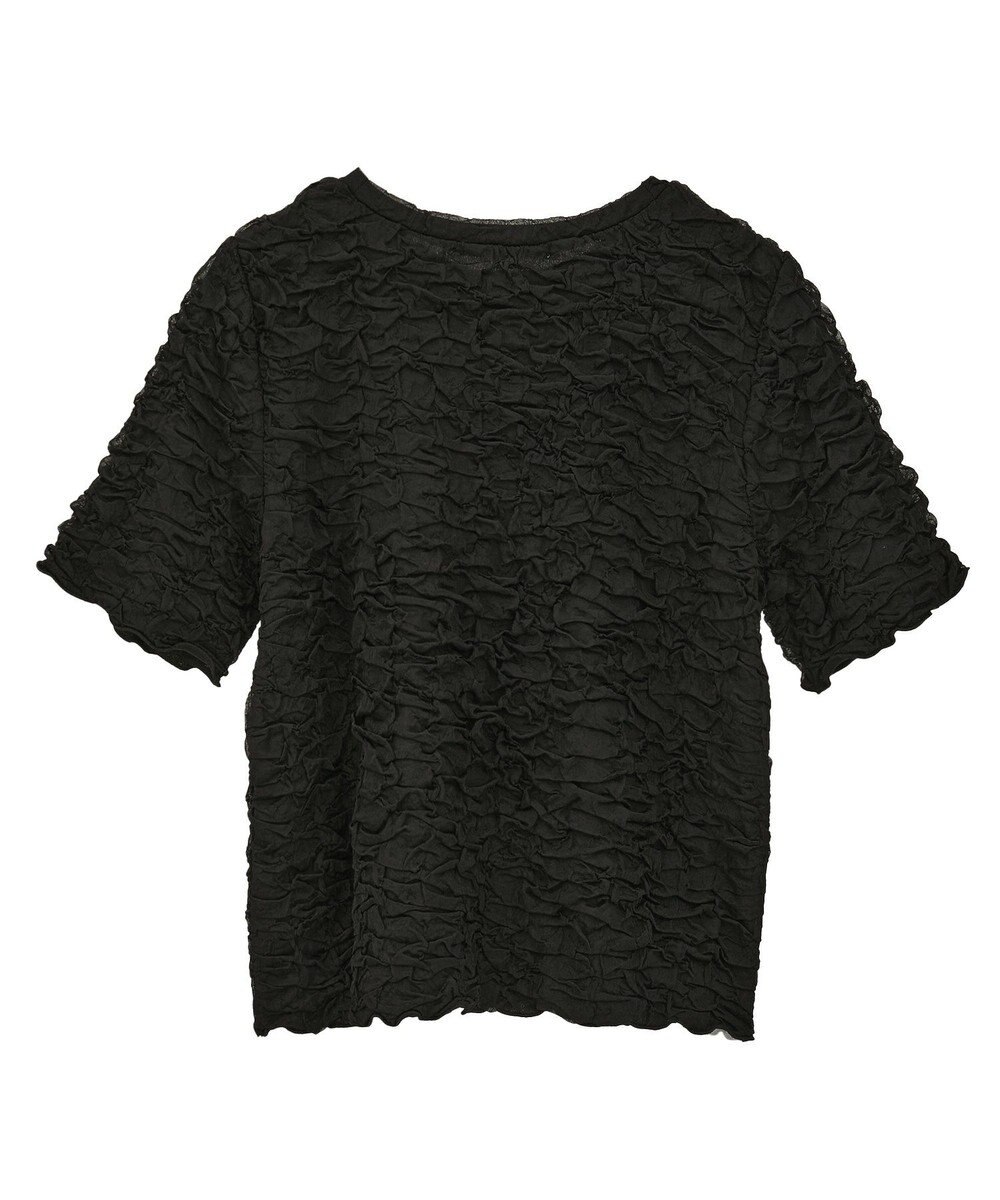 Green Parks 表面感カット５分袖プルオーバー 