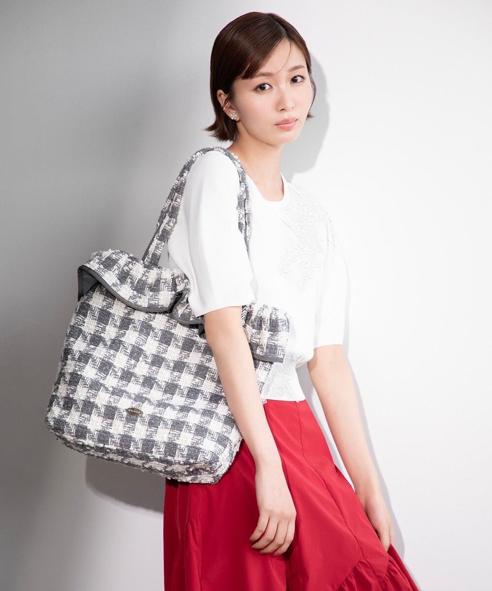TOCCA 【TOCCA×岡崎紗絵コラボ・A4サイズ対応・一部カラー撥水】COLOR OF WAVES BAG バッグ 