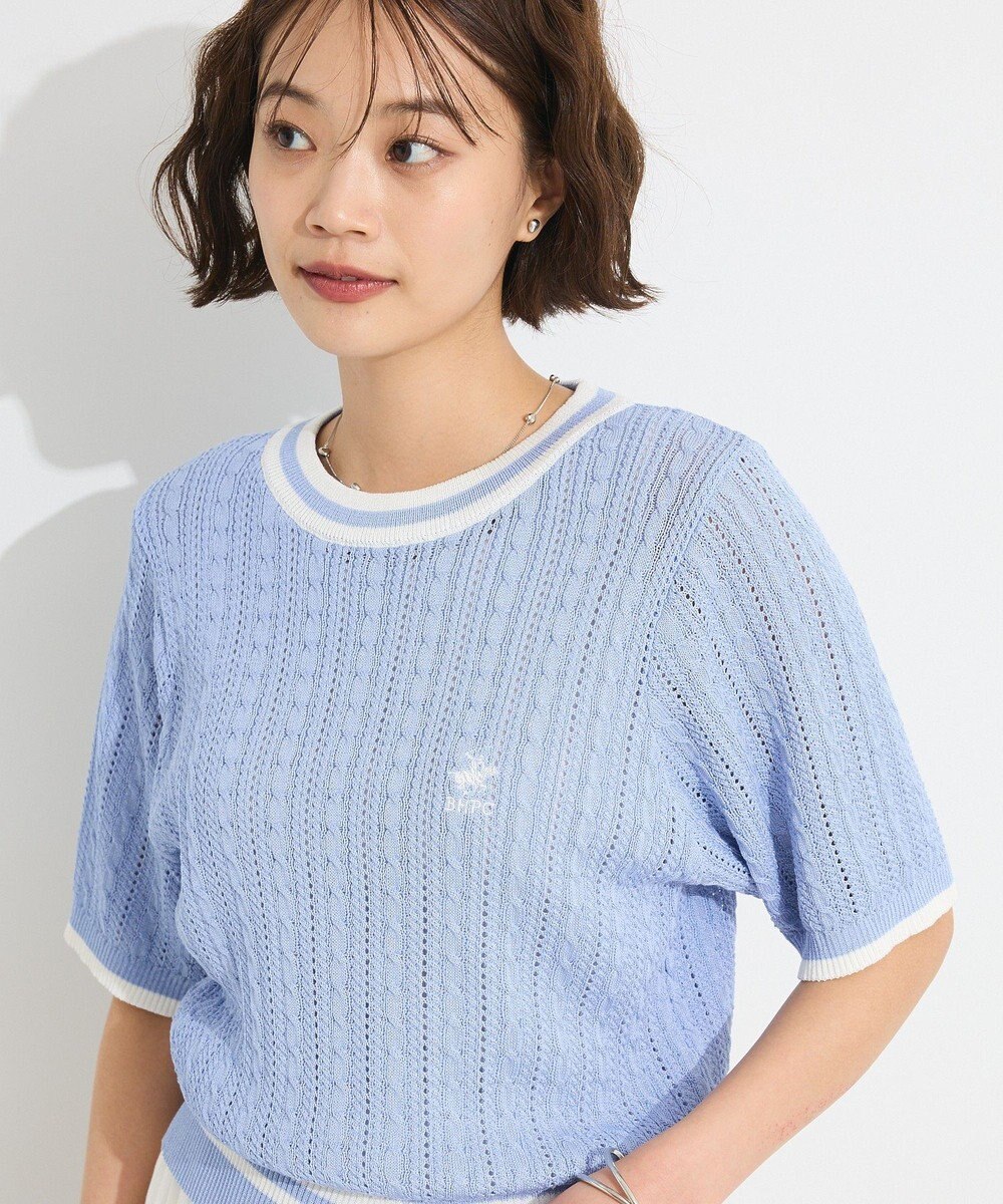 CRAFT STANDARD BOUTIQUE 別注/BHPC 刺繍ケーブル編みニット 