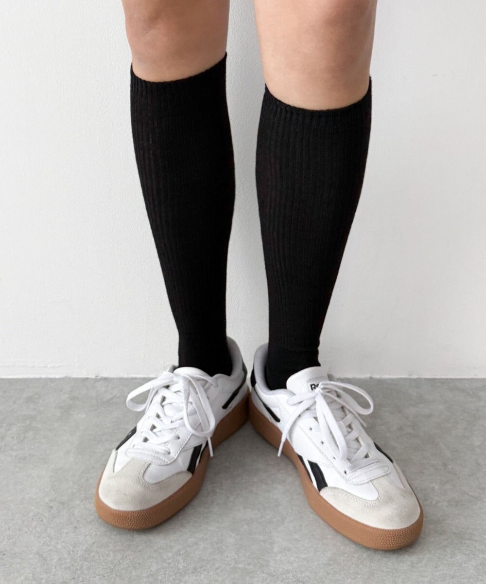 WEGO ローゲージゆるリブハイソックス 