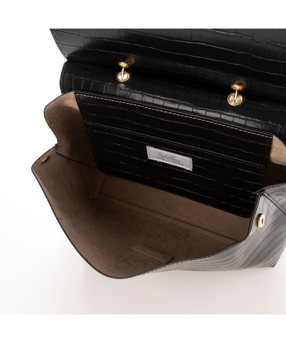 UNBILLION cachecache バンブーハンドルフラップショルダー 