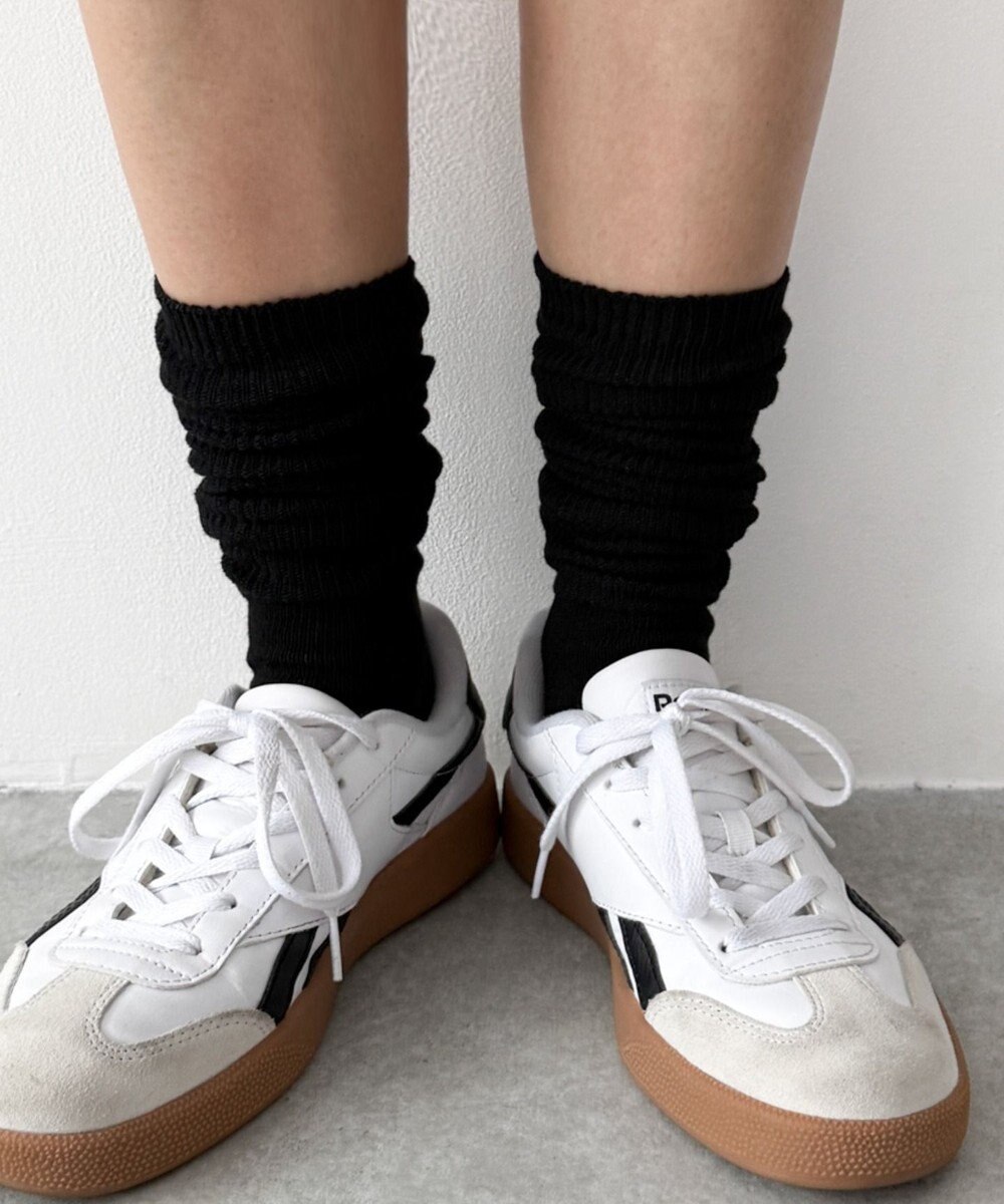 WEGO ローゲージゆるリブハイソックス 