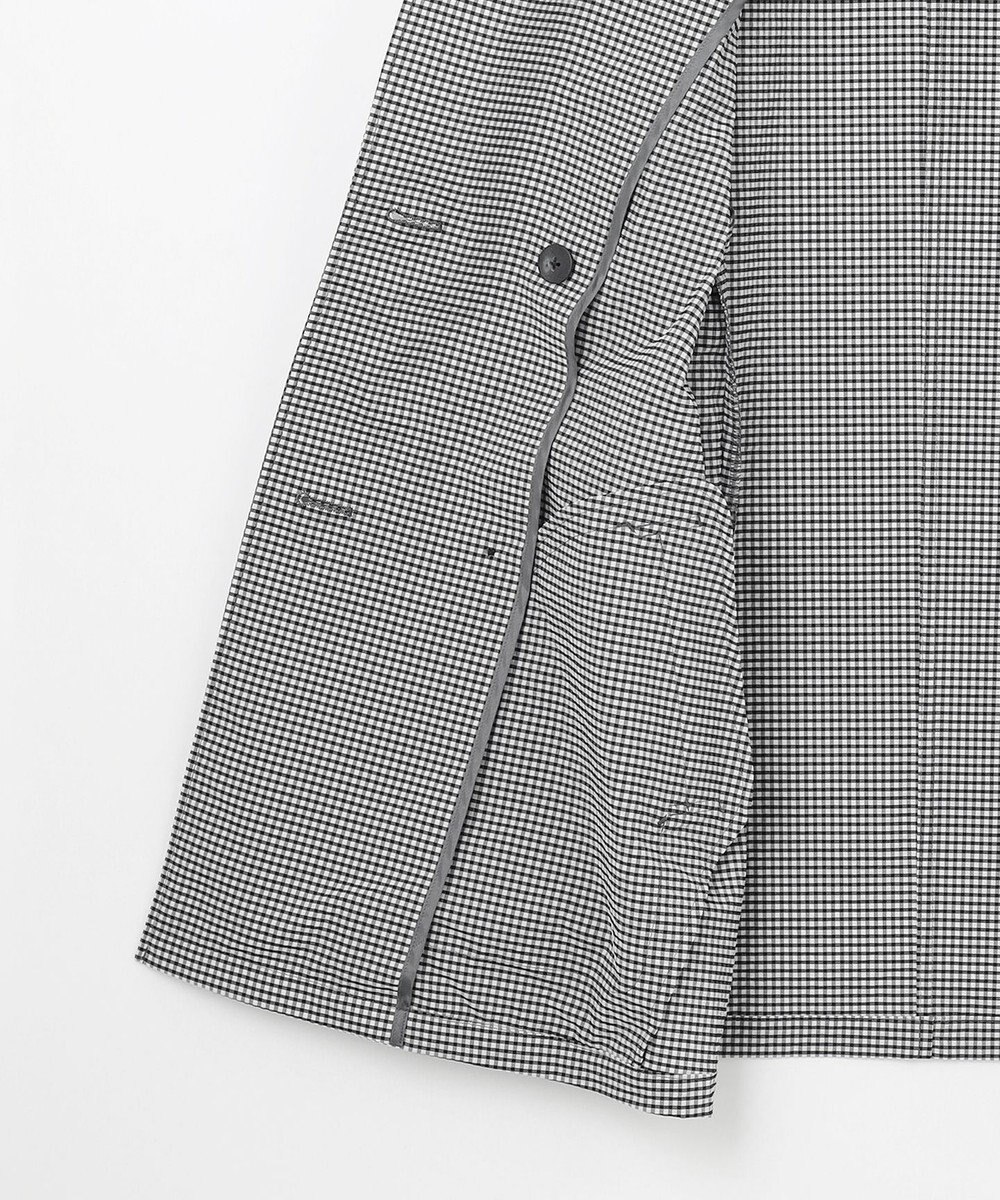 J.PRESS LADIES S 【洗える】Lightストレッチギンガム ダブル トレンチコート 