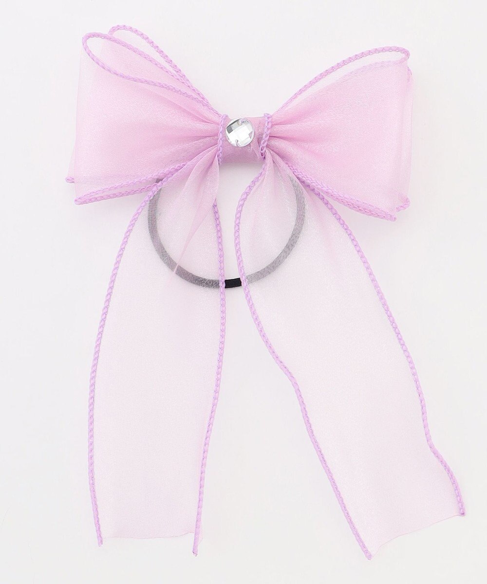 ANY KIDS オーガンジーリボンヘアポニー 