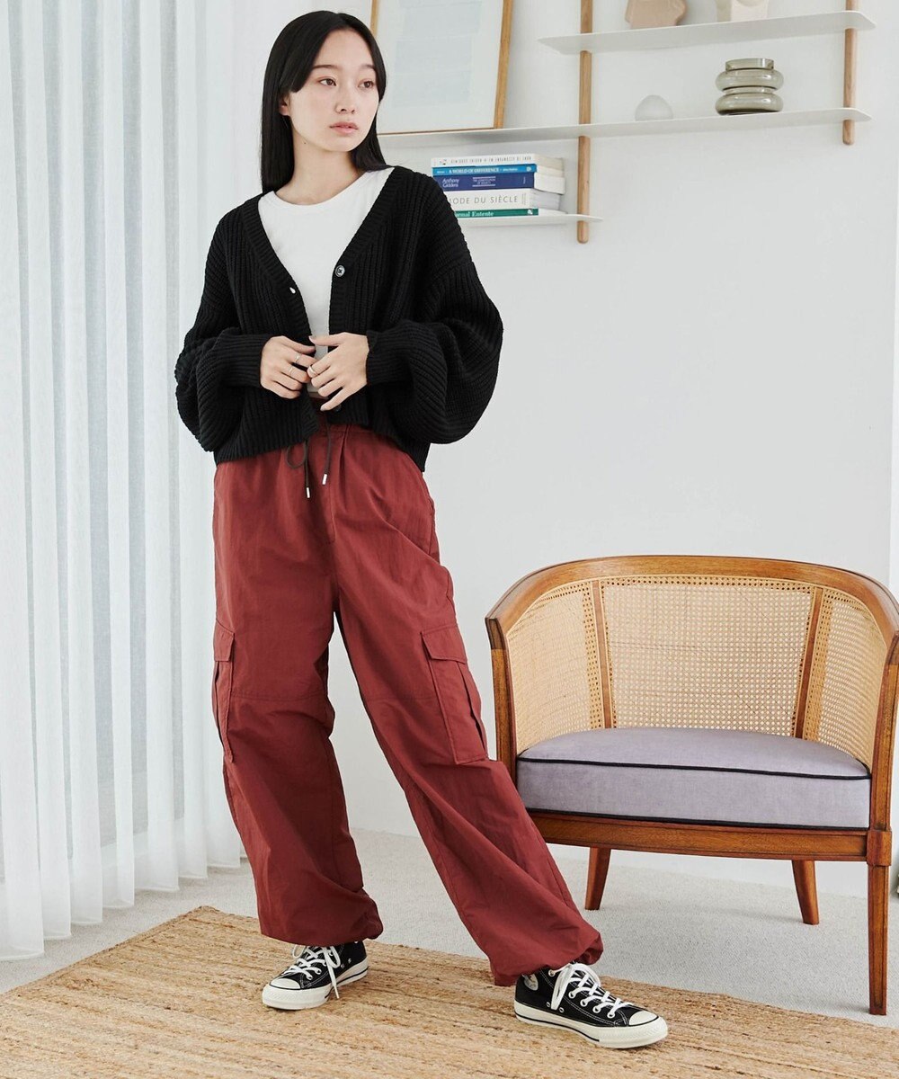 WEGO Vネックカラーカーディガン 