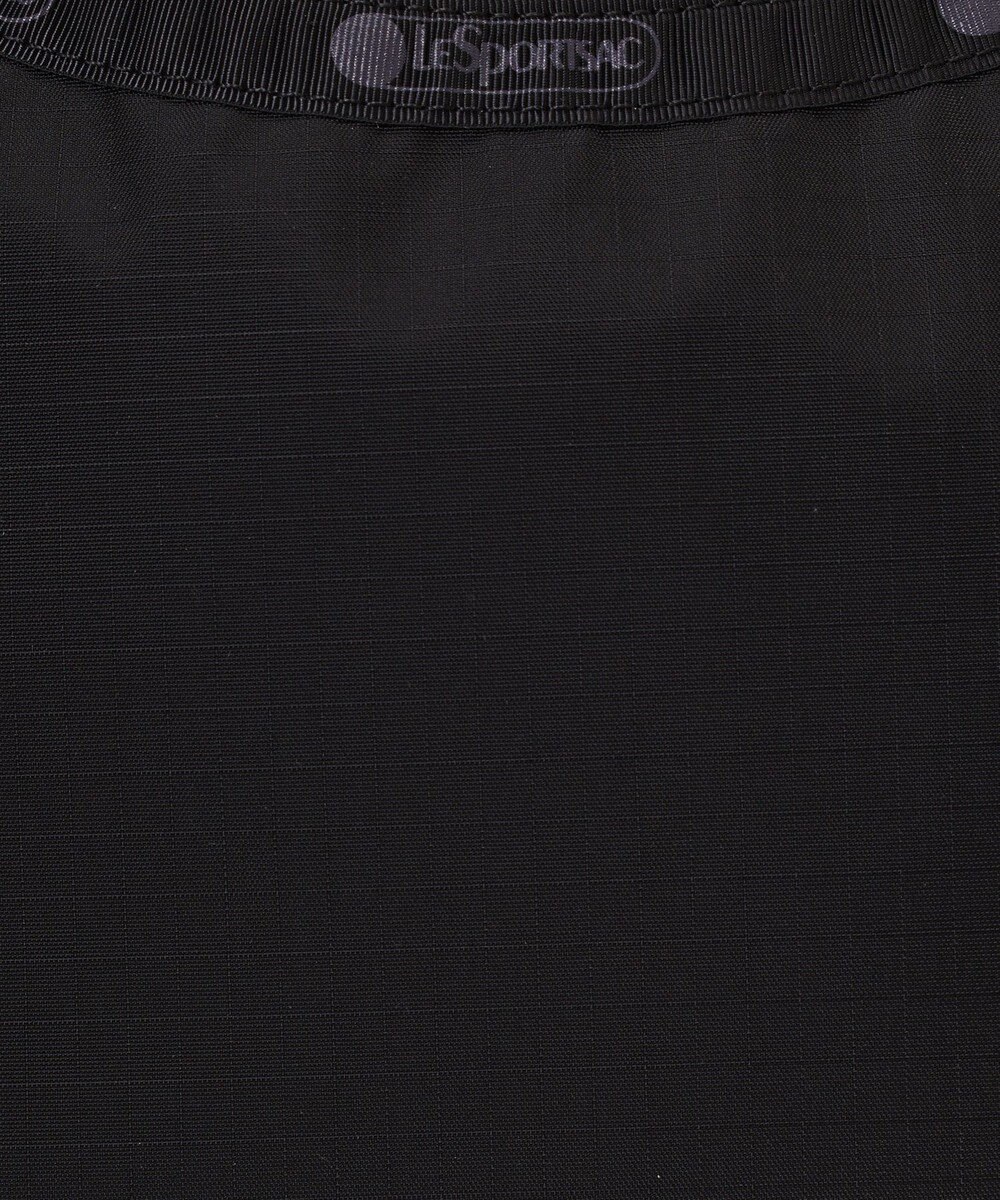 LeSportsac RUFFLE ZIP HOBO/ブラックレースラッフル 