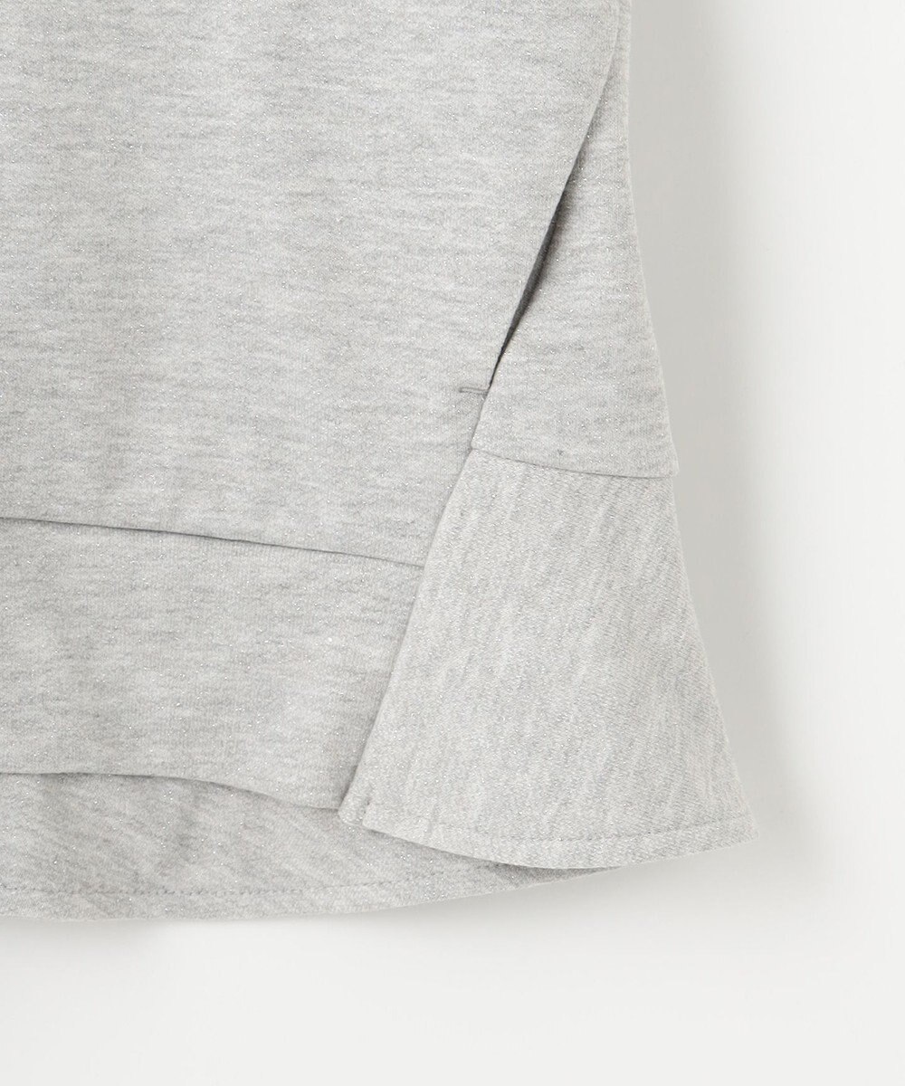 組曲 ラメペプラムパーカー 