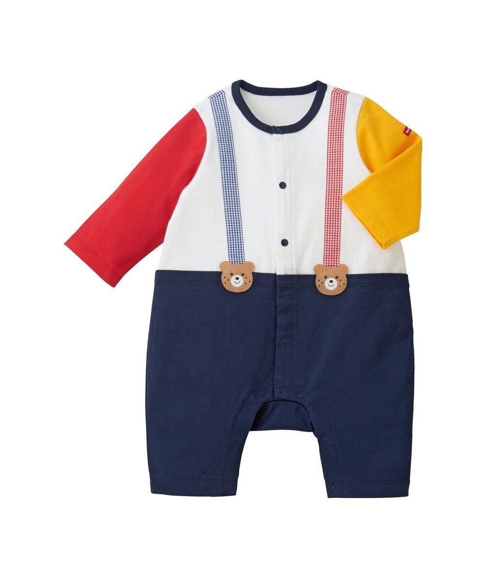 MIKI HOUSE HOT BISCUITS カバーオール＆ソックスギフトセット【BOX付き】 