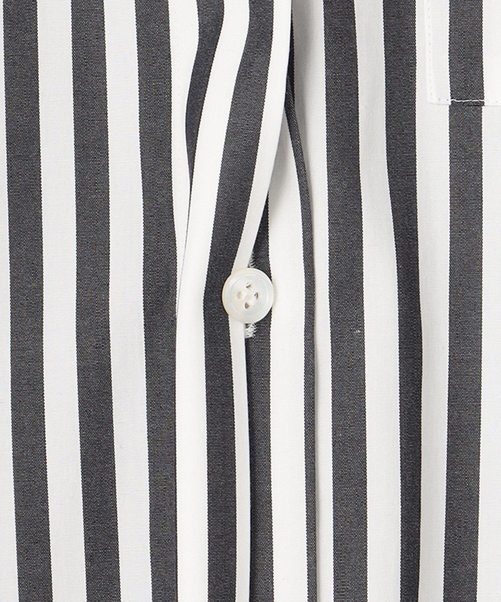 BEIGE， PERSIMMON / バンドカラーシャツ 