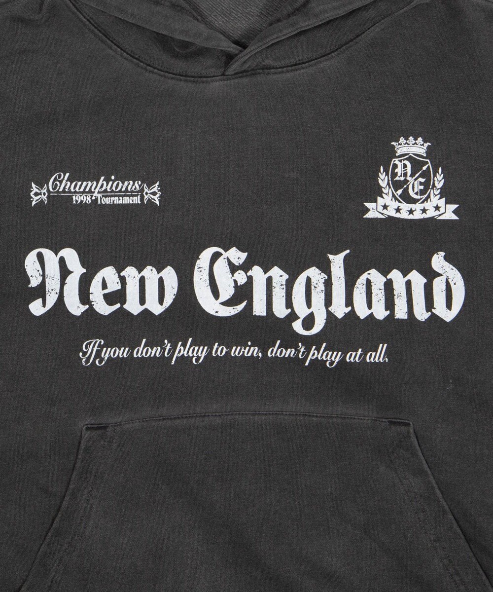 WEGO 【ユニセックス着用ITEM】グラフィックバルーンクロップドプルパーカー 