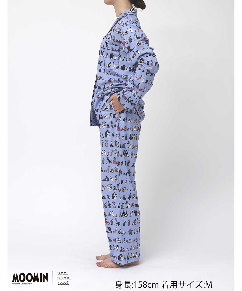 une nana cool 【ムーミン】【綿100%】 MOOMIN * une nana cool  開襟パジャマ 