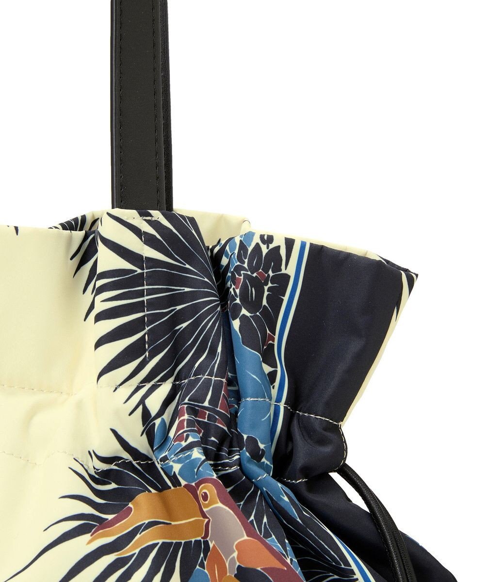 TOPKAPI 【TREASURE TOPKAPI】マイルドサテン スカーフ柄 巾着 トート バッグ 