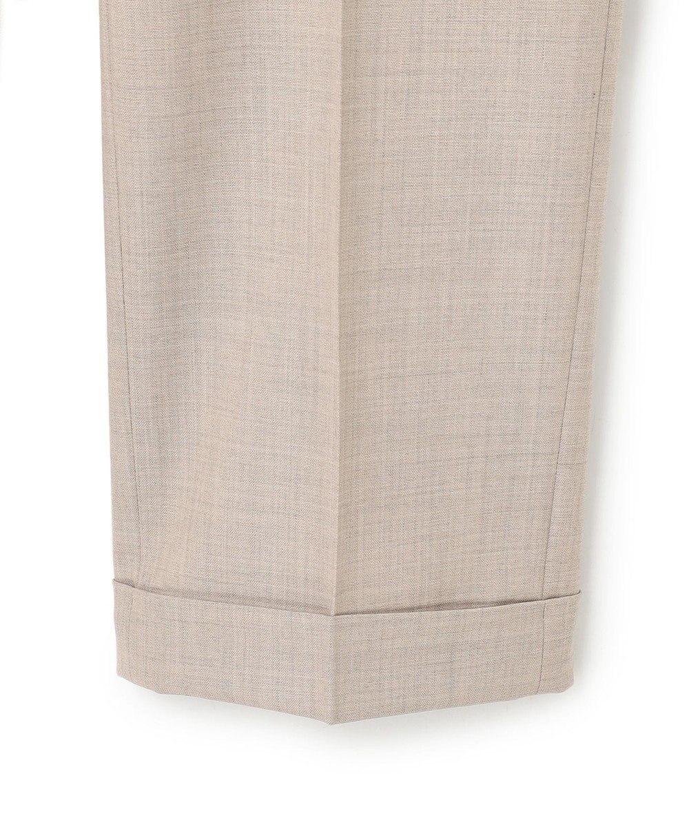 J.PRESS MEN 【J.PRESS ORIGINALS】Hight Twist Hopsack Spindle New Piped Stem Slacks / Japan Made 