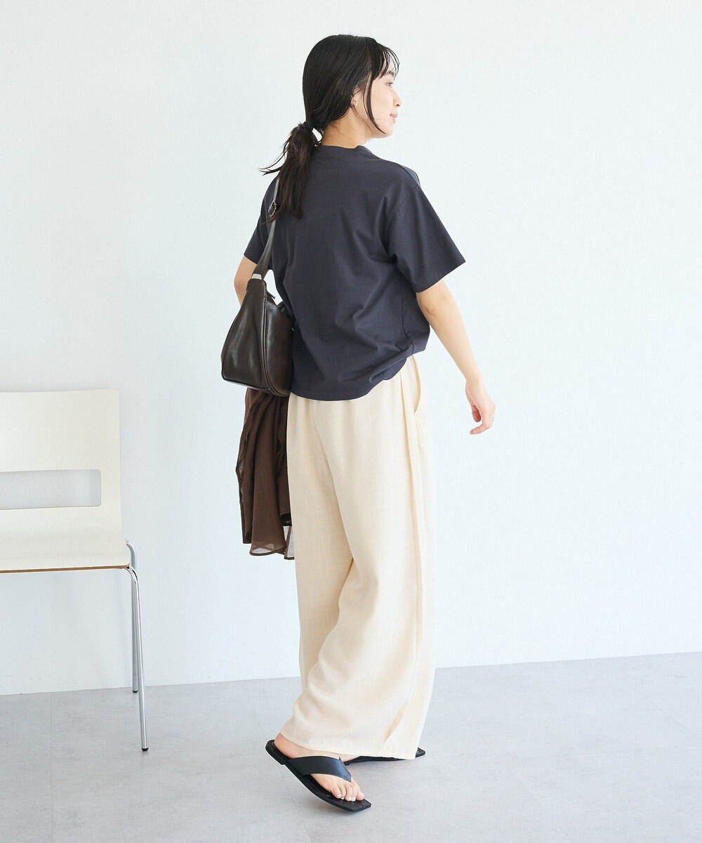 CRAFT STANDARD BOUTIQUE リネンライクワイドイージーパンツ 