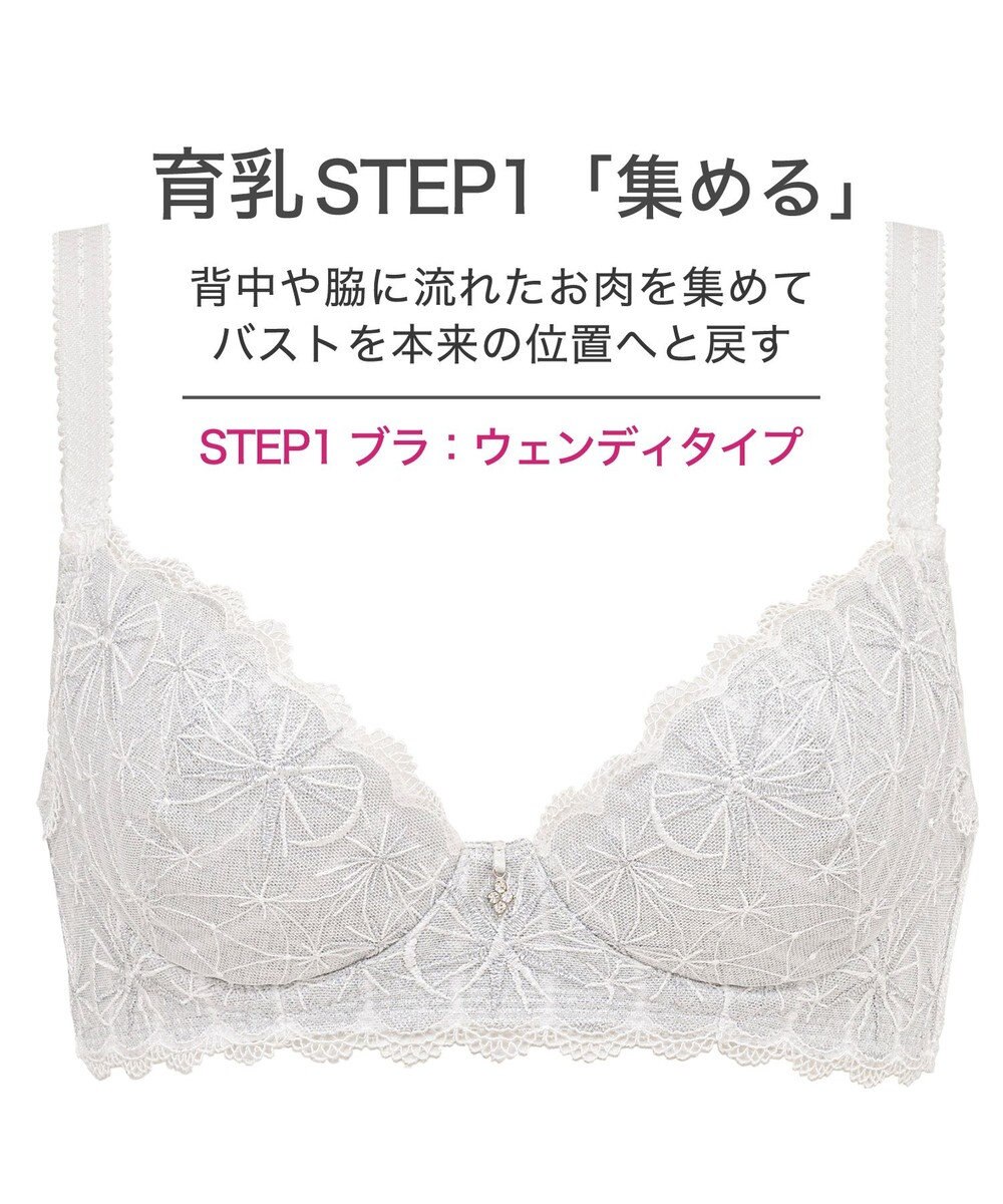 BRADELIS New York 【BRADELIS New York / 育乳補整ブラ・STEP1 集める】ウェンディステップ1ブラ24A2 ブラデリス ブラジャー 補正 