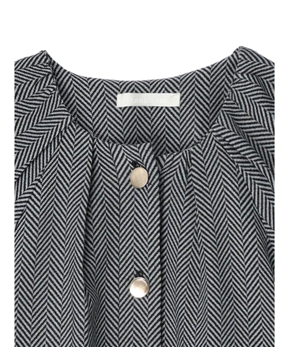 Green Parks ・ｆｕｒｒｙ　ｒａｔｅ　ヘリンボーンタックジャケット 