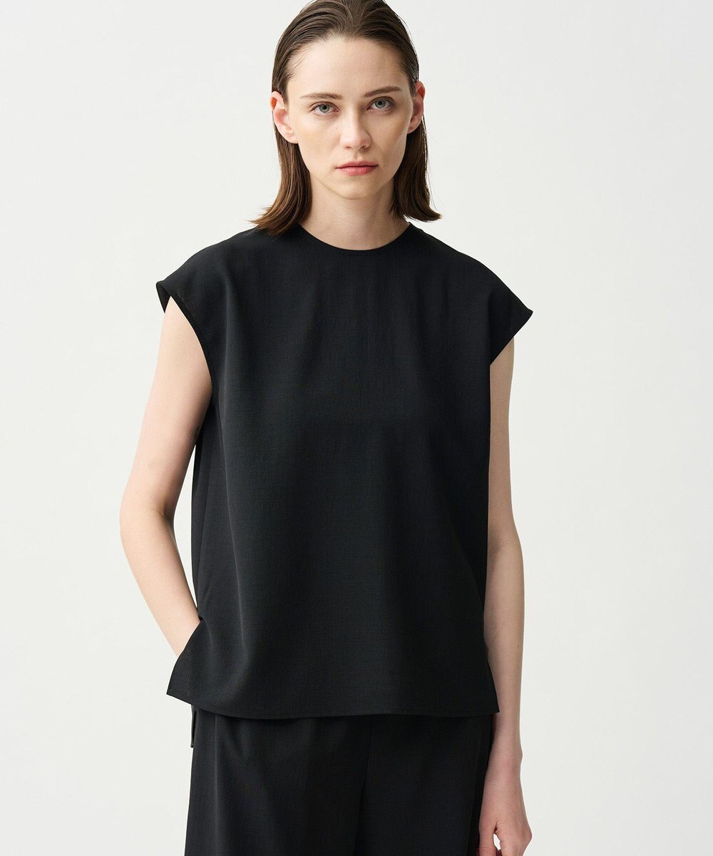 uncrave ドライタッチトロ ノースリーブブラウス 