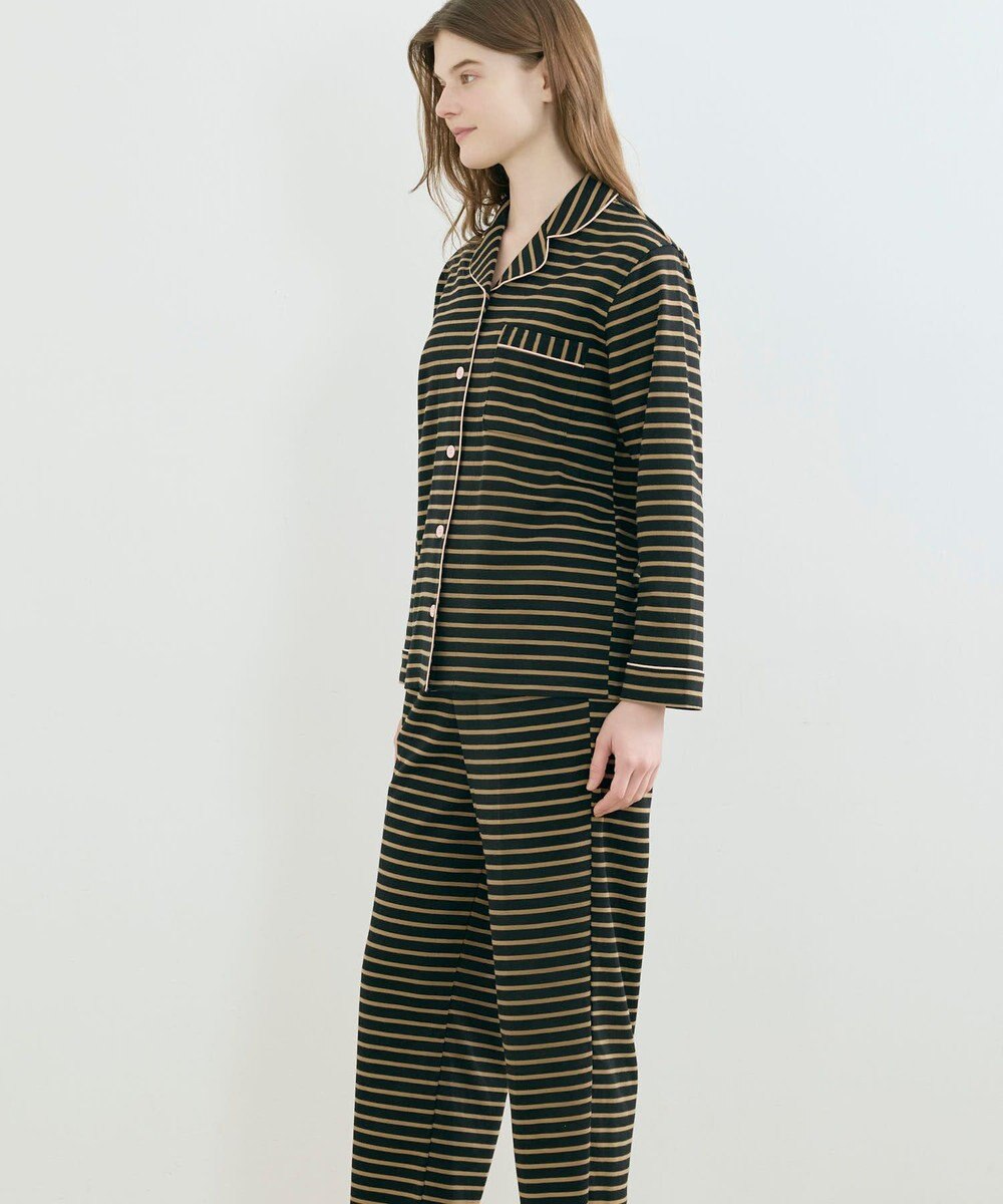 une nana cool 【綿混】ポンチボーダーパジャマ 