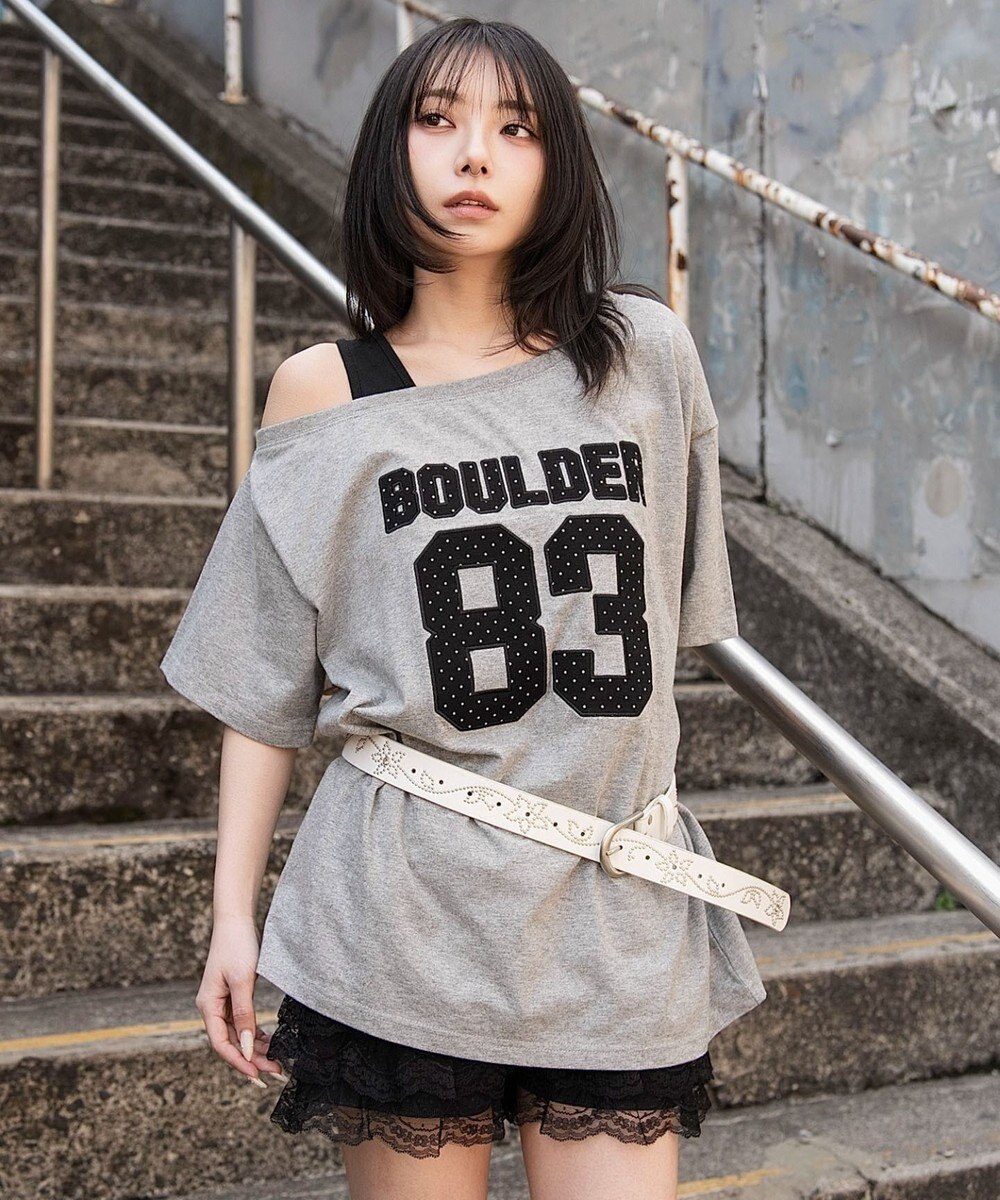 WEGO タンクレイヤードワンショルビッグT 