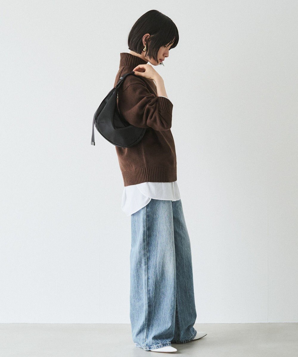 russet ナイロンラウンドショルダーバッグ (CE-1327-WEB) 