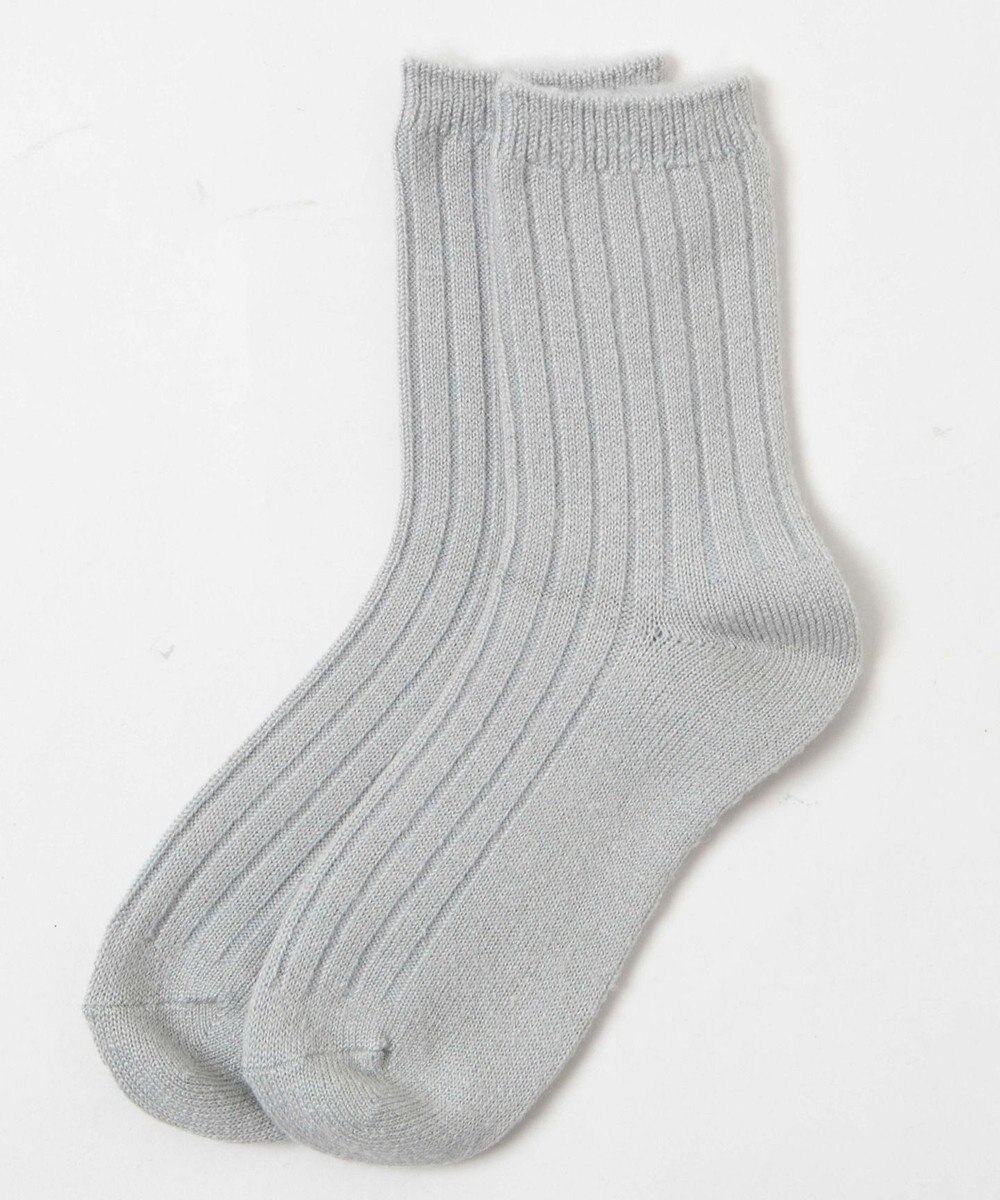 WEGO 【あったか】ぽかぽか裏起毛リブソックス 