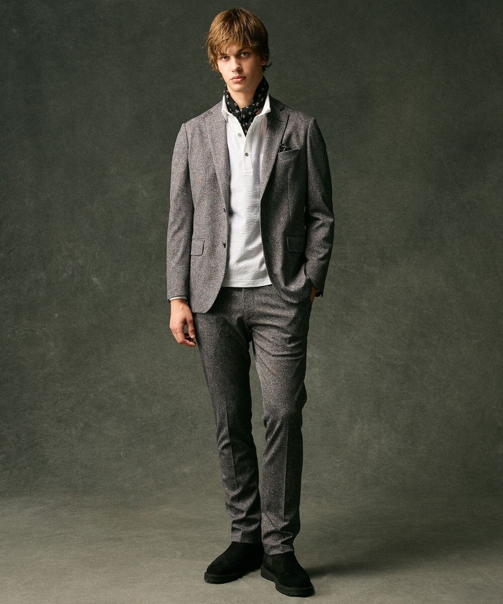 JOSEPH ABBOUD 【キングサイズ・オーガニックコットン/サスティナブル】 JOE COTTON サッカーポロシャツ 