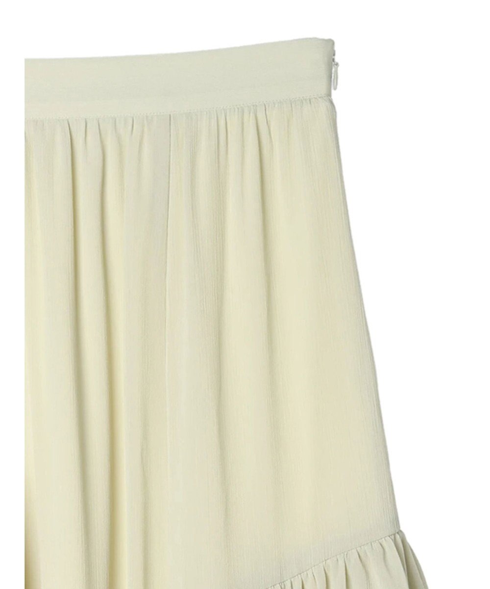 earth music&ecology シアー楊柳アシメティアードスカート 