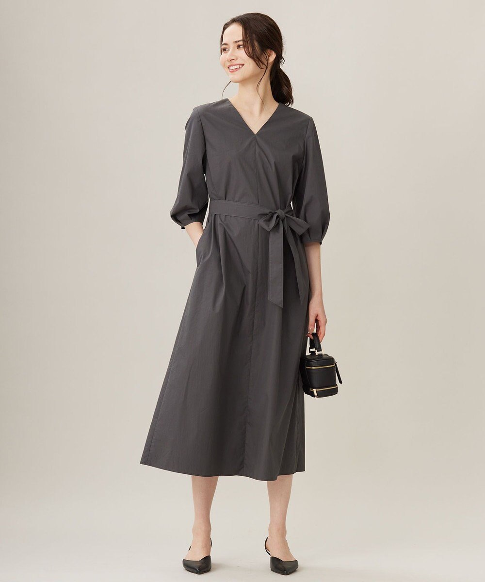 自由区 【洗える】タイプライター ワンピース 