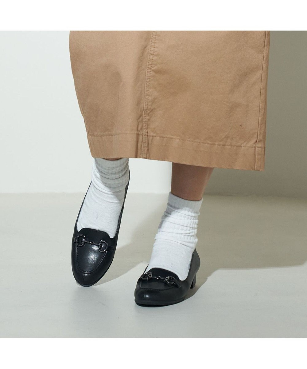 ing <ing>【WEB限定】【レイン対応】ヒールアップビットローファー 