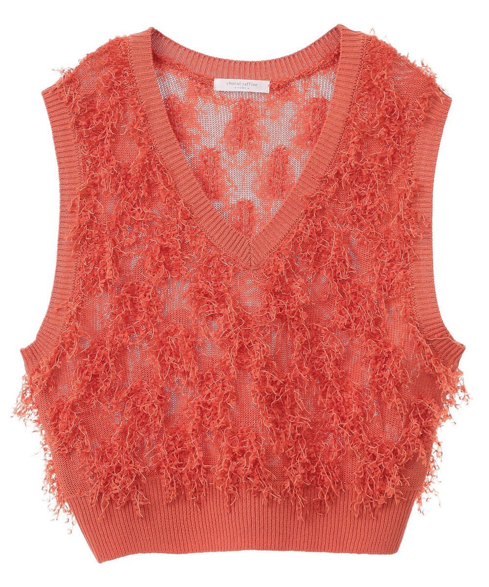 Green Parks フリンジニットベスト 