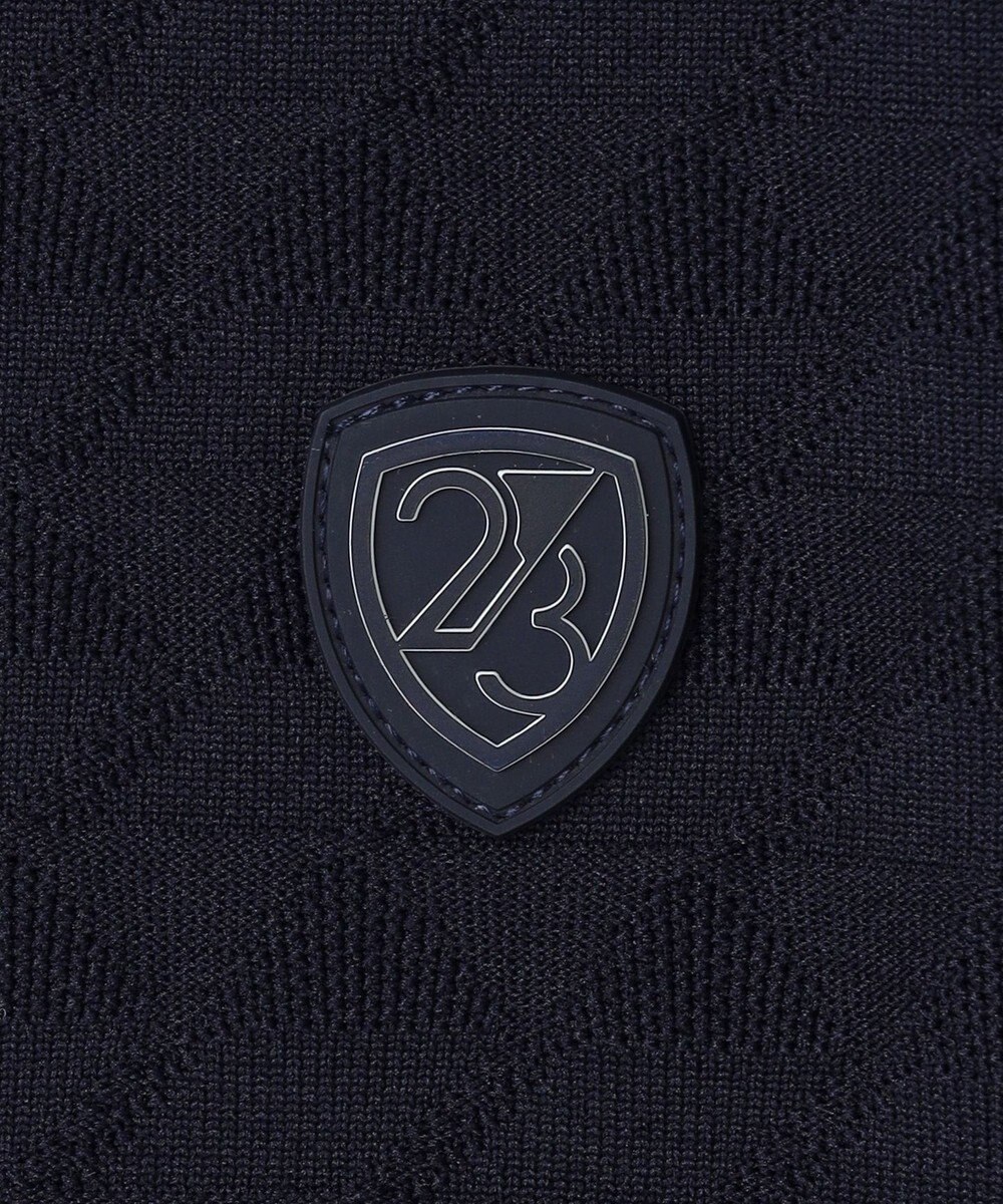 23区GOLF 【WOMEN】フラッグジャガードニットポロシャツ ストレッチ 半袖 