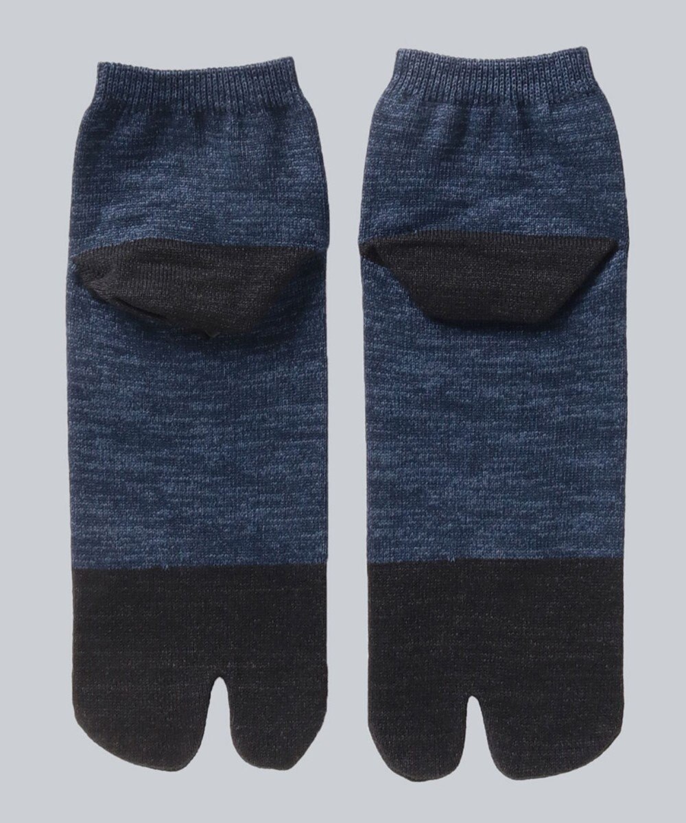 WHITE MAILS 【UNISEX】PAPER COLOR BLOCK TABI ANKLE ソックス 
