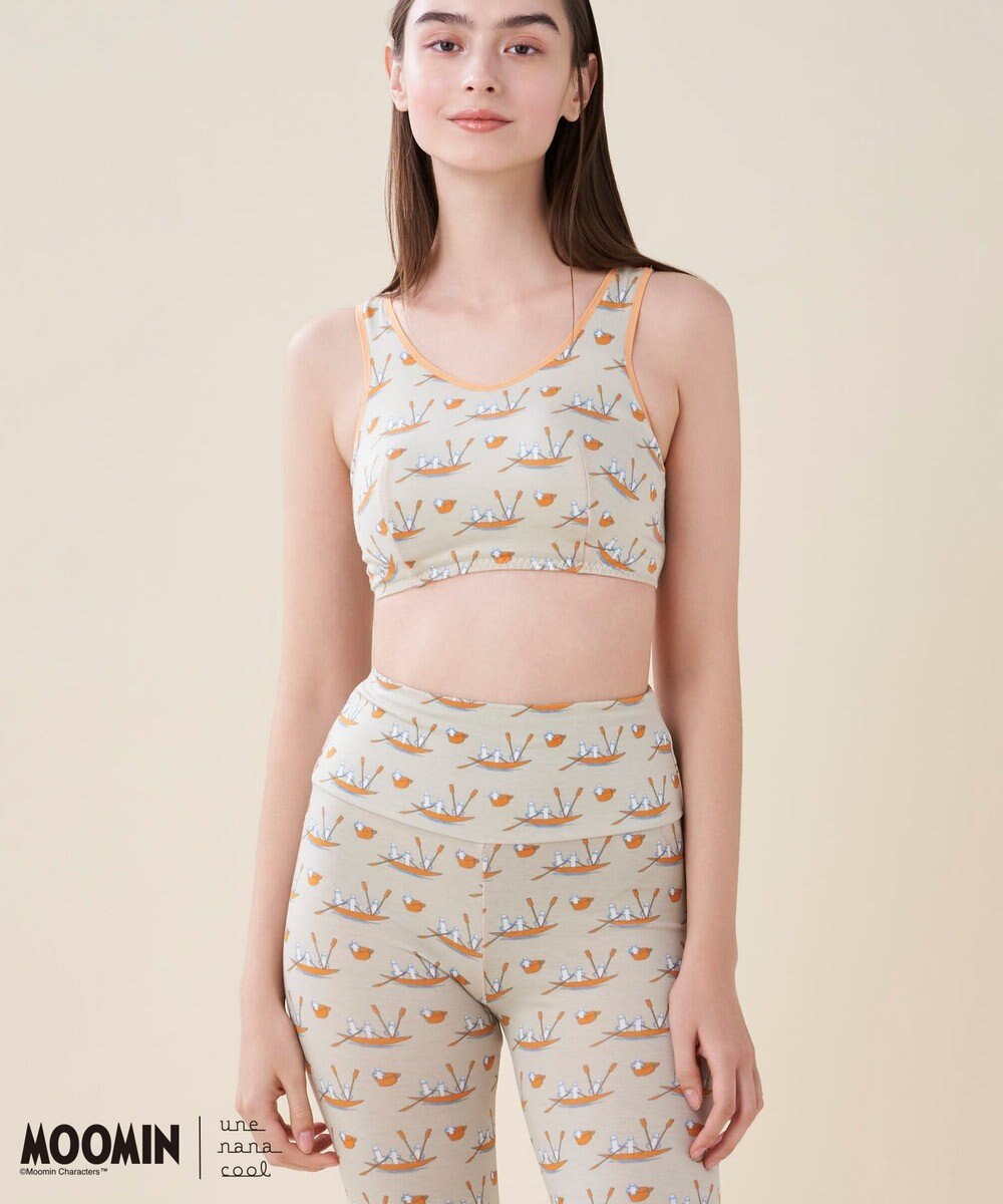 une nana cool 【ムーミン】MOOMIN × une nana ccol　ハラマキ付きレギンス 