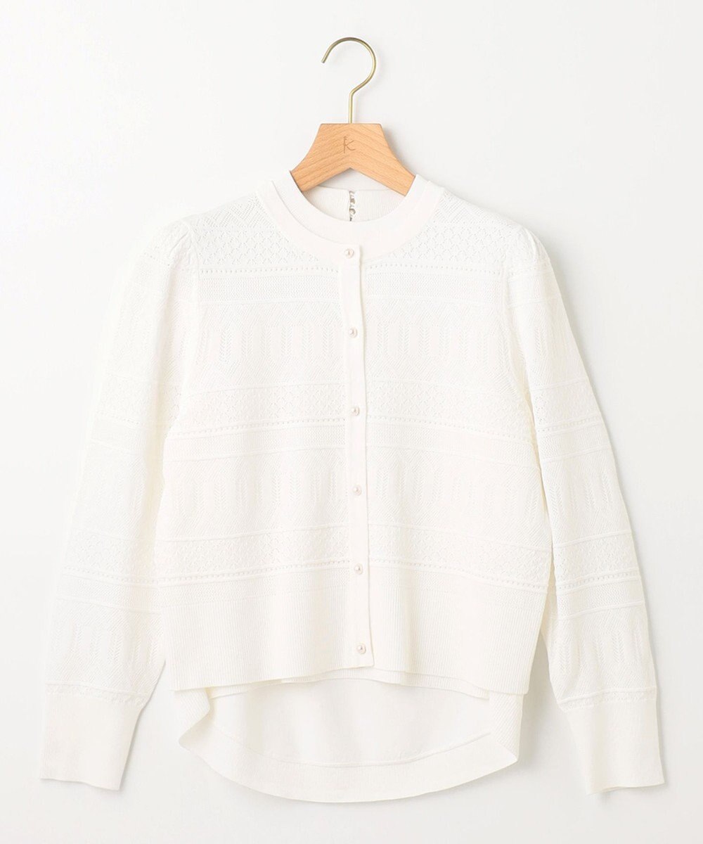 組曲 【2SET・WEB限定】編地ニット ツインセット 