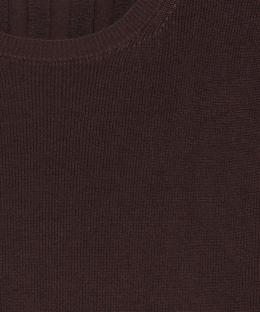 JOSEPH 【洗える】サティニーリブ　ショートスリーブニット 