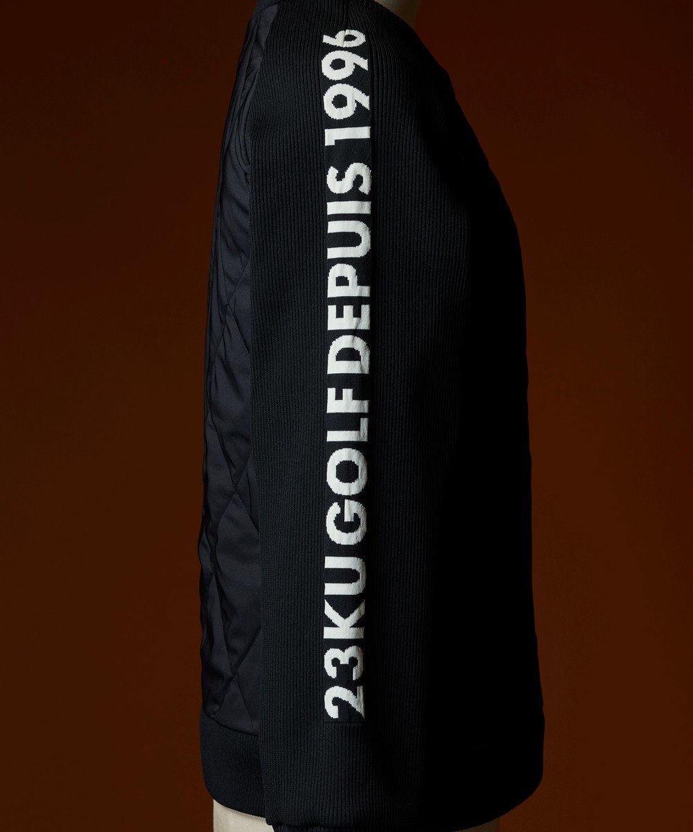 23区GOLF 【WOMEN】中綿キルトプルオーバー 着脱楽ちん 便利なポケット付 1枚で決まる 