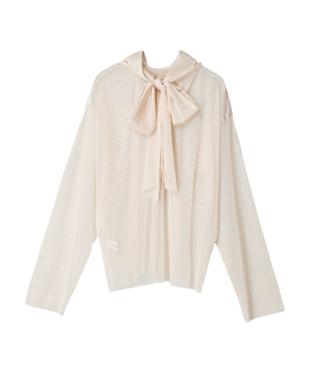 Green Parks AnriettMusee ドットチュール２ＷＡＹボウタイブラウス 