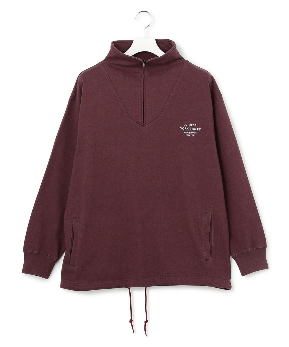 J.PRESS YORK STREET 【UNISEX】ヘビー天竺ハーフジップ スウェット 