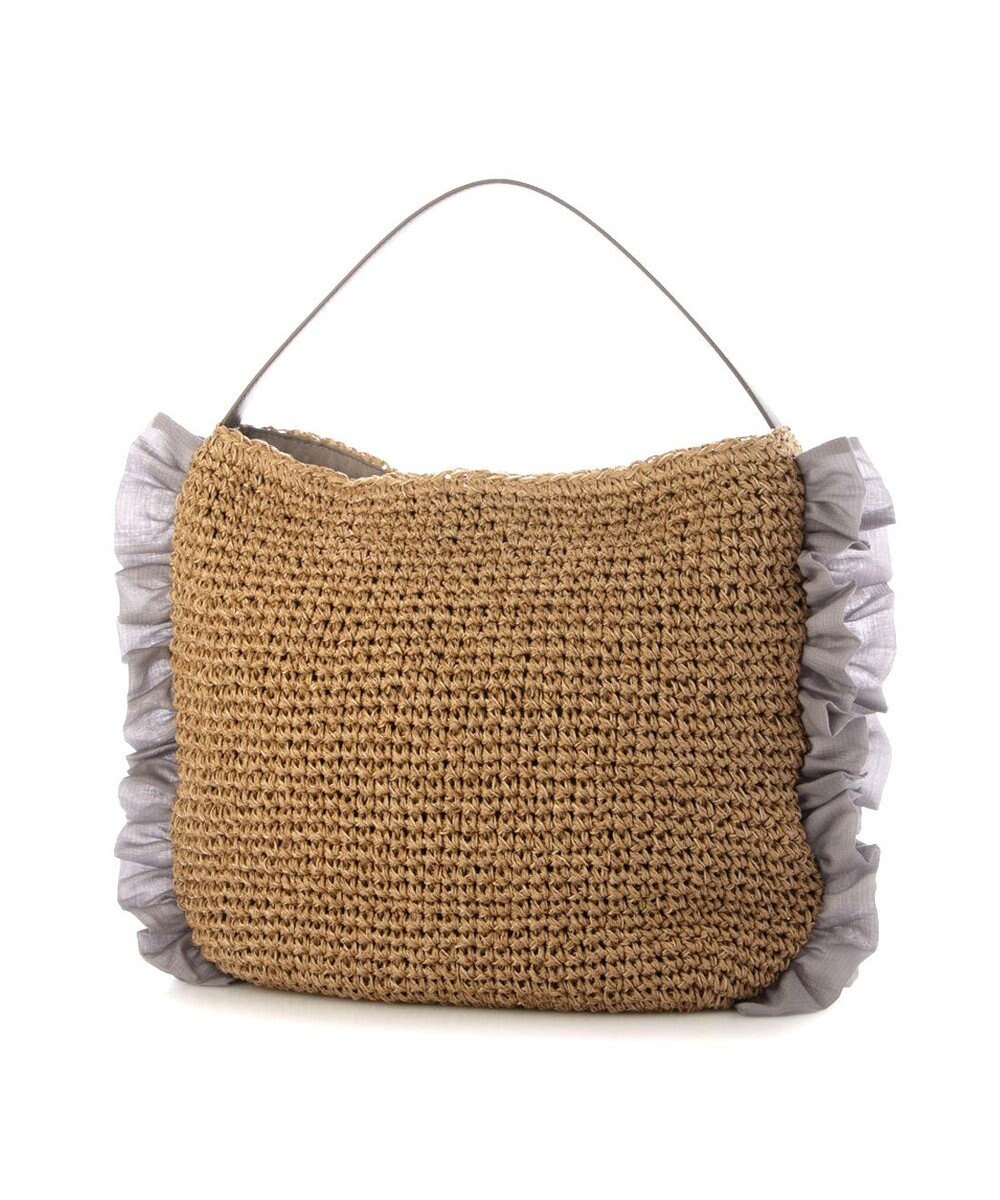 UNBILLION カシュカシュ cachecache / サイドフリルワンンハンドルトート カゴバッグ 